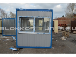 Блок-контейнер 4м, проходная, г.Ставрополь в Алущевске